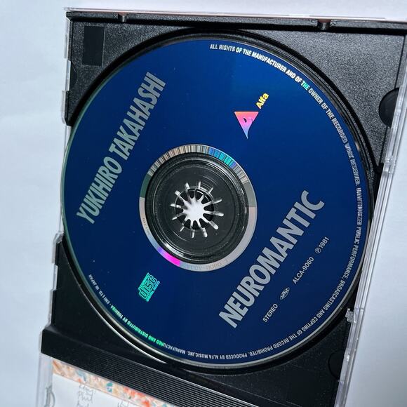 Yukihiro Takahashi – Neuromantic CD Rare Alfa Press Japan ALCA-9060 w/ OBI YMO - Picture 6 of 7